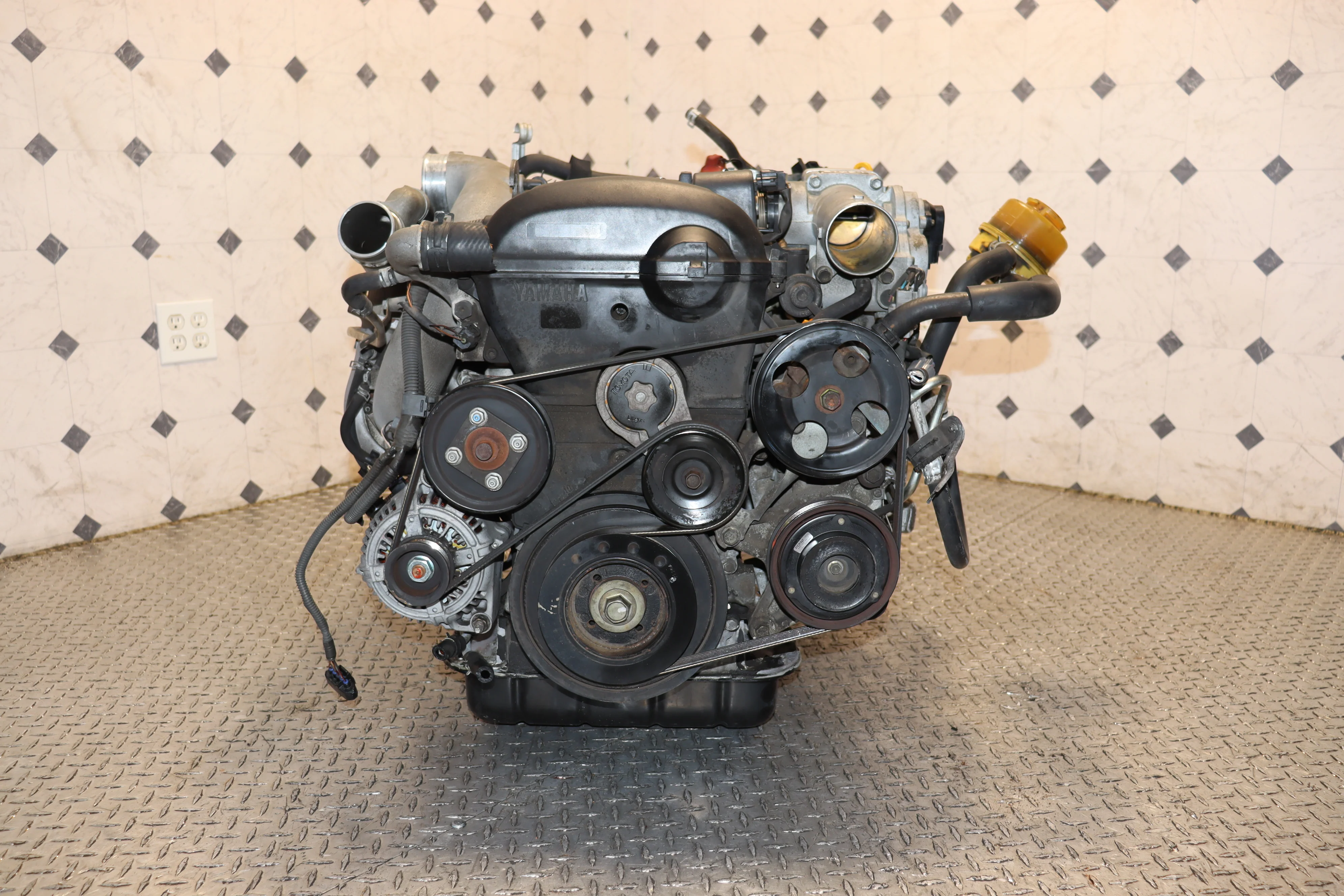 JDM 1JZ-GTE VVTI TURBO MOTOR w/ AUTOMATIC TRANSMISSION LEXUS IS300 GS300 TOYOTA CHASER MARK II SOARER 1JZ ENGINE SWAP - Image 11