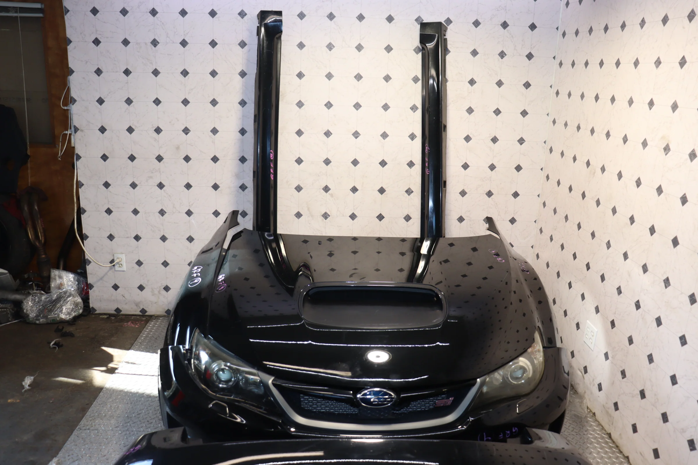 JDM SUBARU WRX STI 08-14 V10 FRONT END CONVERSION NOSE CUT AND SET - Image 14
